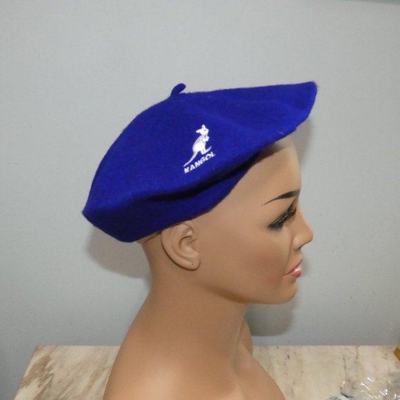 Stylish Fun Knit Beret Cap Hat Bright Blue main image 11